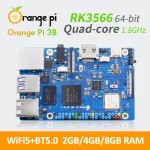 Hot Sales Orange Pi 8GB 4GB 2GB RAM Rockchip RK3566 WiFi5+BT 5.0 Gigabit LAN Port SBC Run Android OpenHarmony OS Mini PC